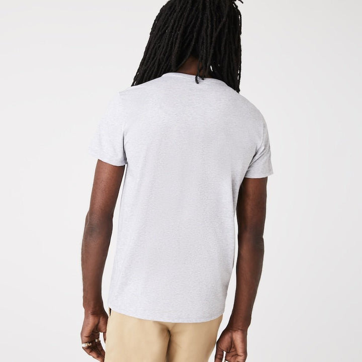 Lacoste T-shirt Gris pima uni - Lothaire