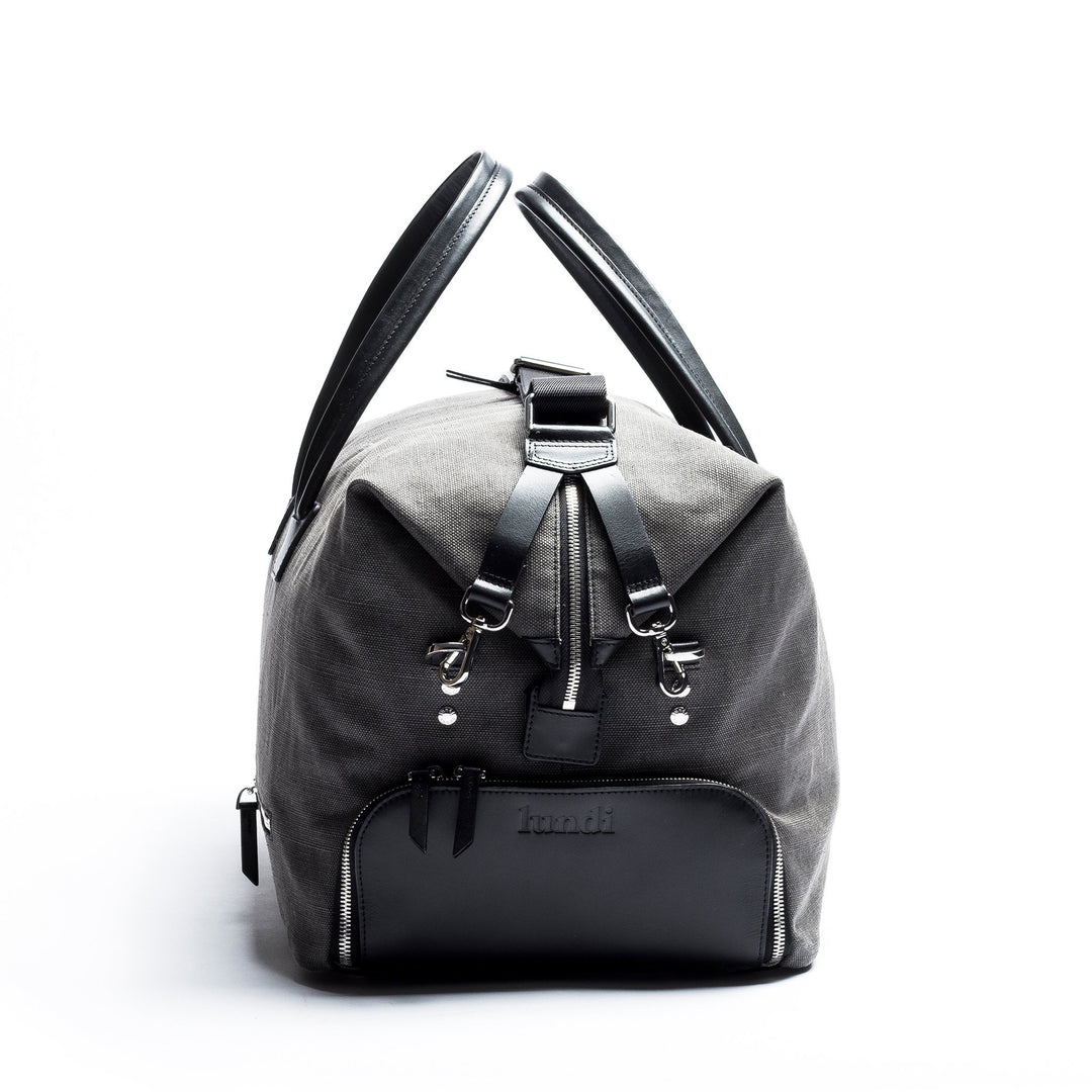 LUNDI PARIS Sac de Voyage Remington | Gris et noir - Lothaire boutiques (6801111580837)