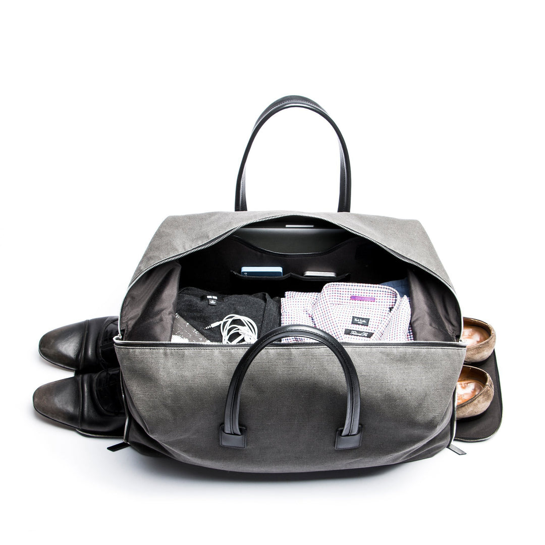 LUNDI PARIS Sac de Voyage Remington | Gris et noir - Lothaire boutiques (6801111580837)