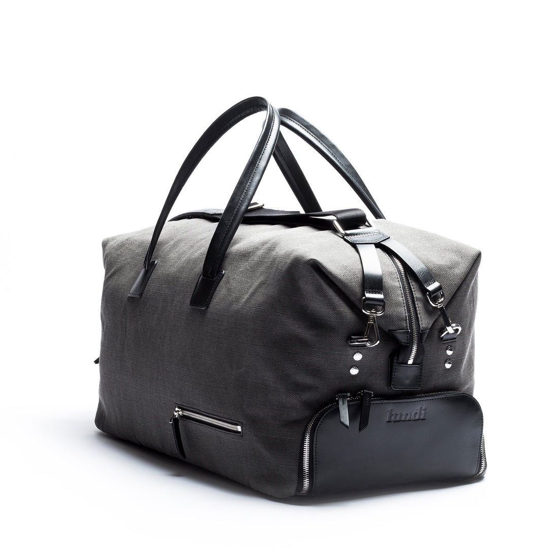 LUNDI PARIS Sac de Voyage Remington | Gris et noir - Lothaire boutiques (6801111580837)