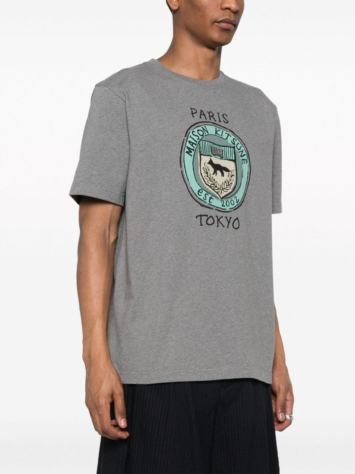 Maison Kitsuné - T-shirt City Coin en coton - Lothaire