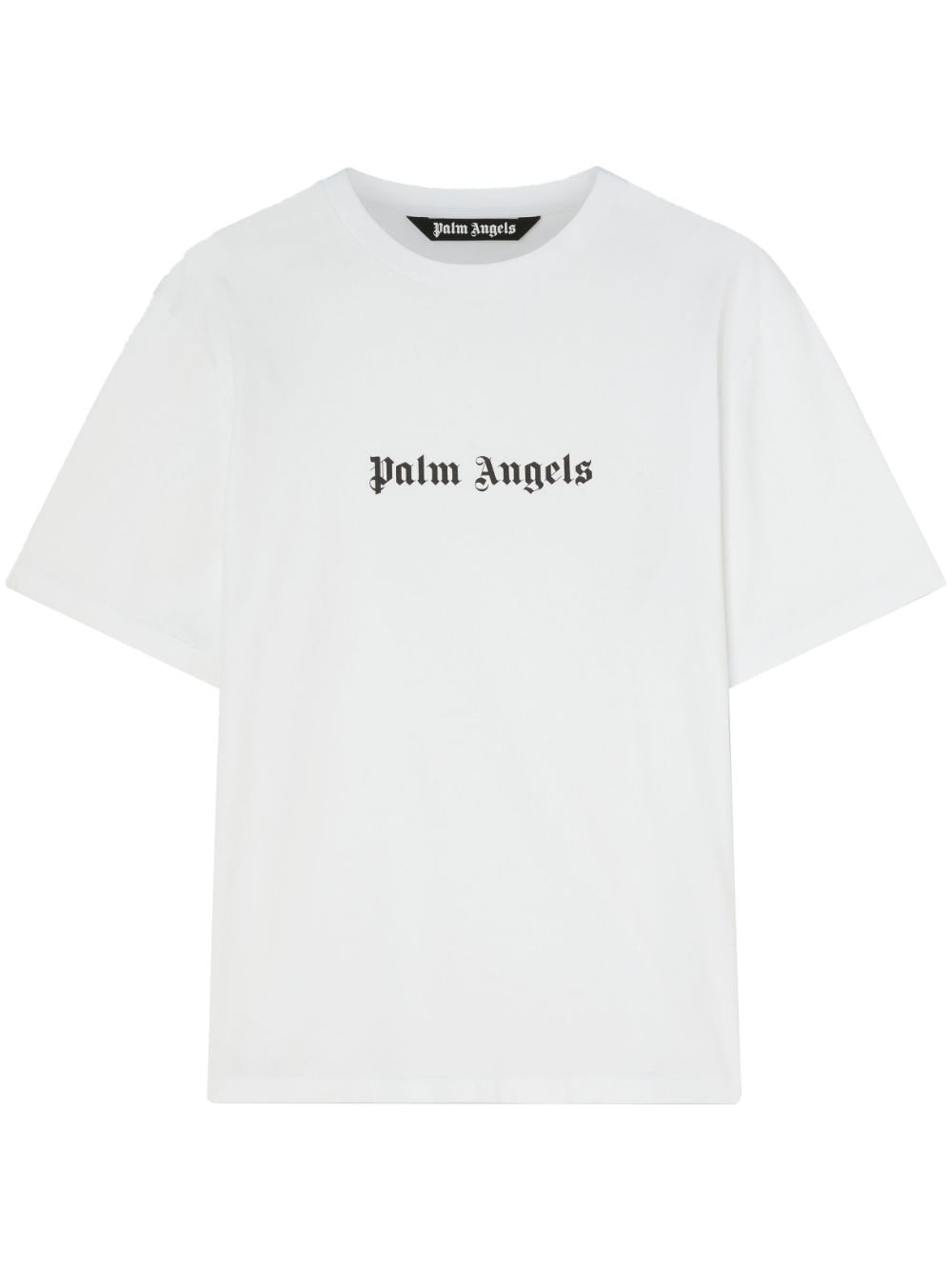 Palm Angels T-shirt blanc à logo imprimé - Lothaire