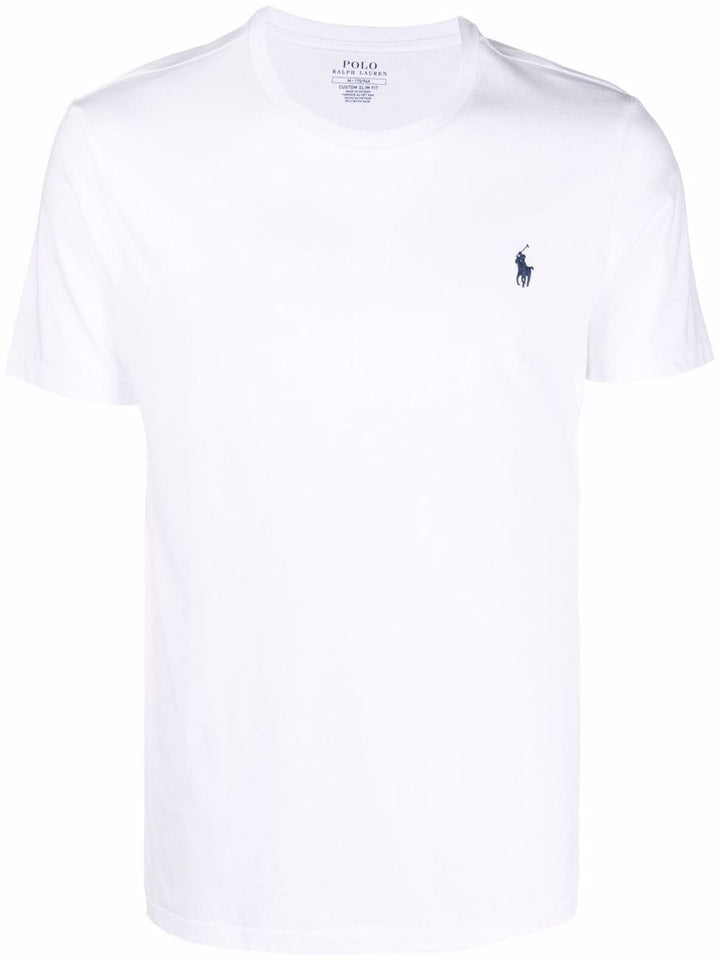 Polo Ralph Lauren - T-shirt ajusté à col rond en jersey - Lothaire boutiques