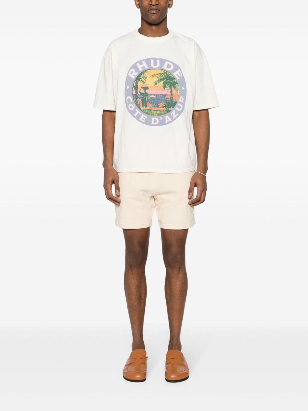 Rhude - T-shirt à imprimé Lago - Lothaire