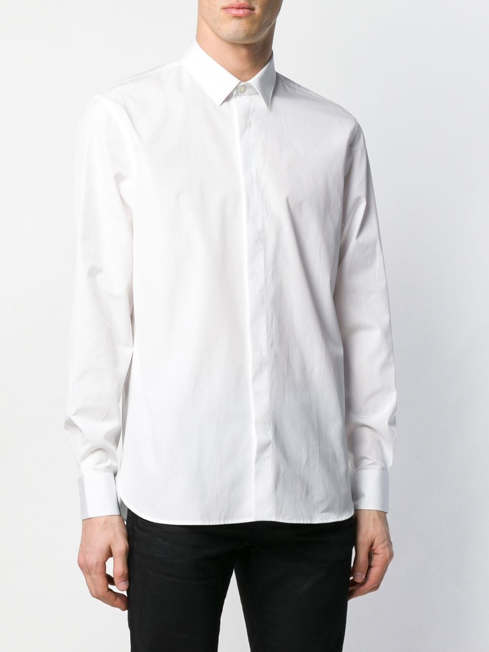 Saint Laurent Chemise classique Blanc - Lothaire boutiques