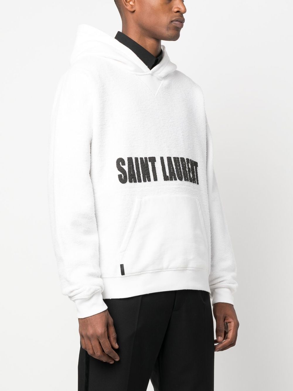 Saint Laurent Hoodie à patch logo - Lothaire