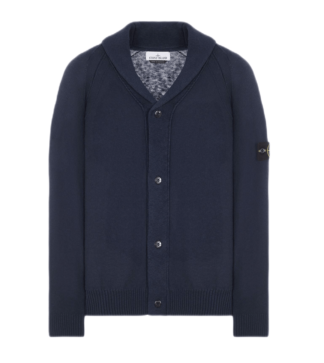 Stone Island - Cardigan navy 506B0 - Lothaire