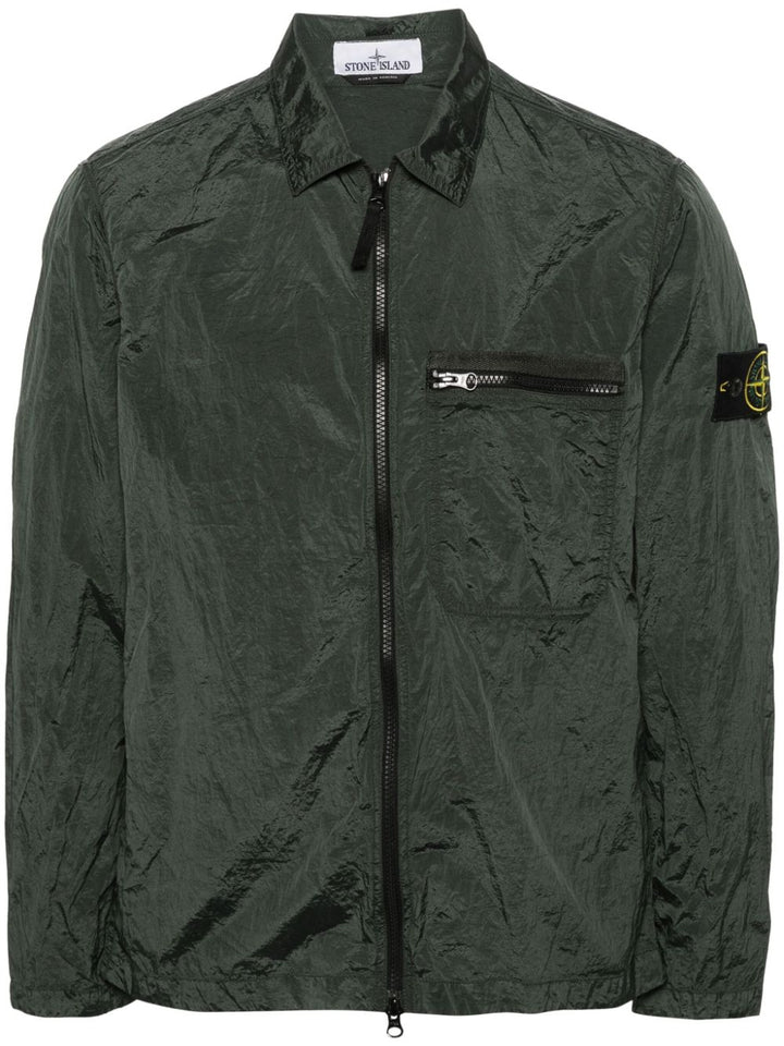 Stone Island - Chemise vert 11219 NYLON METAL IN ECONYL® REGENERATED NYLON - Lothaire