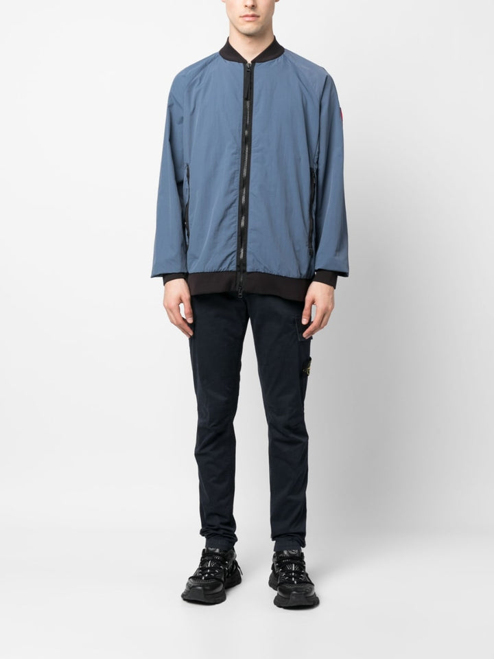 Stone Island Pantalon bleu cargo 30410 SUPIMA® COTTON - Lothaire