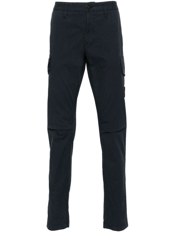 Stone Island - Pantalon slim navy à poches cargo - Lothaire