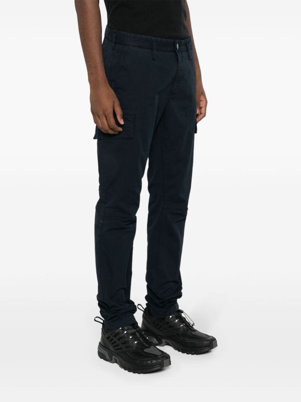 Stone Island - Pantalon slim navy à poches cargo - Lothaire