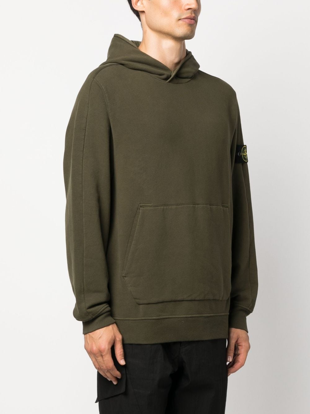 Stone Island Sweat à capuche olive 61252 - Lothaire