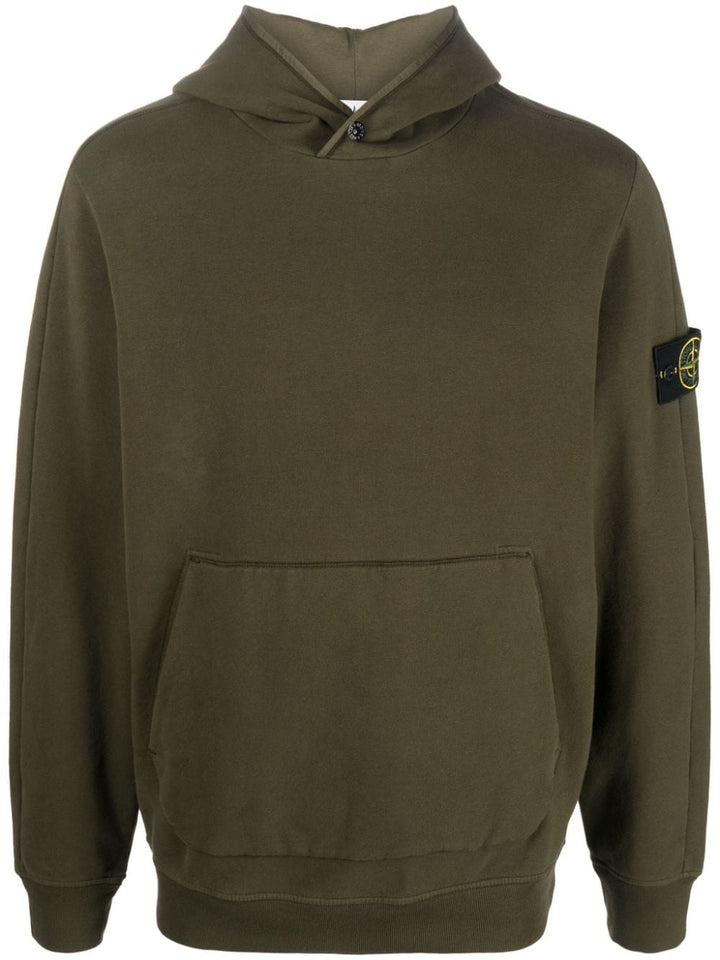 Stone Island Sweat à capuche olive 61252 - Lothaire