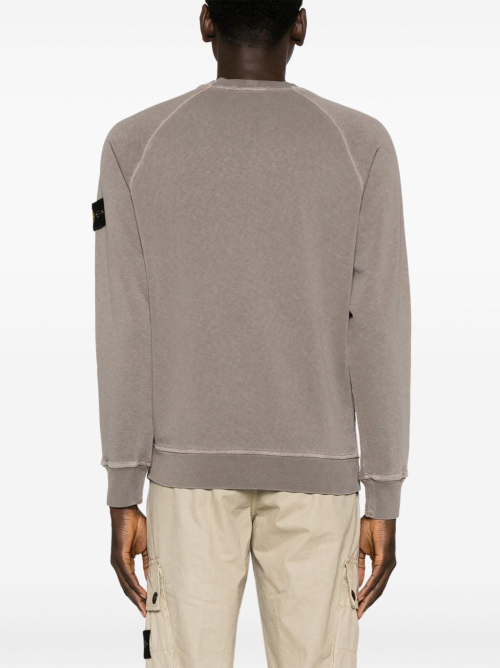 Stone Island - Sweat gris 66060 ‘OLD’ TREATMENT - Lothaire